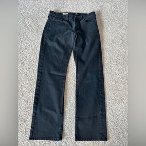 AG Adriano Goldschmied The Protege Mens SZ 34 x 31 Straight Leg Black Jeans NWOT